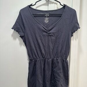 Elegant Blue Women’s Romper